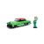 DC Comics Bombshells Poison Ivy 1953 Chevy Bel Air 1/24 Méretarányú Diecast Modellautó Figurával