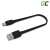 Green Cell GCmatte USB-C - USB kábel, 25cm, fekete