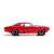 Oldalnézet a Gyors és dühös 1970 Chevy Chevelle SS 1:24 méretarányú fém modell autóra piros színben