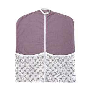 Lila és fehér óvoda zsák pillangó mintával, tökéletes minden szükséges dolog tárolására - Ovis zsák