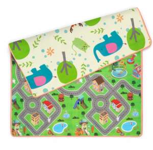 Nagyméretű játszószőnyeg 150x180cm - Autópálya - H