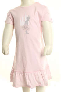 Sanetta pink princess nightgown for girls with short sleeves and a cute princess design - Kids' Pajama & Nightgown