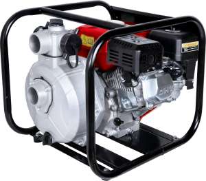 Pompa de apă cu motor pe benzină Acquaer LGP20-2H, 6,5 CP, debit 20m3/h, înălțime de pompare 80m, intrare și ieșire de 2 inci - Irigare