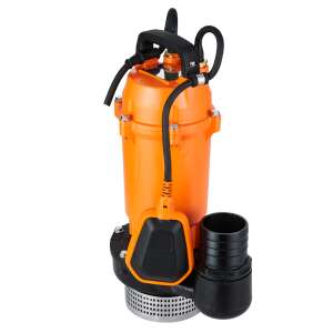 Potopna pumpa Acquaer QDX15-10-0.75LA, 0.75KW/1HP, 65mm priključak, 500L/min protok, 12m visina dizanja, 5m dubina urona, 10m kabel, narančasta, crna - Dom i vrt