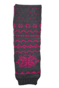 Gray and pink knitted scarf for girls, Mexx brand - Babies & Toddler