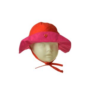 s.Oliver piros és rózsaszín napkalap lányoknak, állítható kötős záródás - S.Oliver