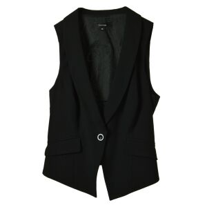 Fekete Női Mellény - Elegáns V-nyakú - 36-os méret 130489492 - S.Oliver