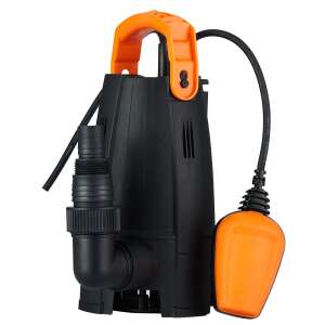 Pompa submersibilă Acquaer AKS-400PW pentru ape uzate, neagră și portocalie, cu întrerupător cu flotor - Pompe submersibile