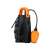 Acquaer AKS-400PW submersible pump for wastewater, black and orange, with float switch