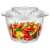 Sencor Food Chopper bowl with chopped peppers