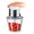 Sencor SCB 6150SS Food Chopper in use, chopping red peppers