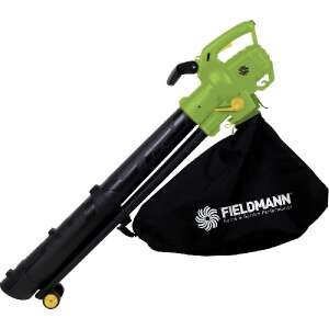 Fieldmann FZF 4030-E elektrischer Laubbläser, -sauger und -häcksler, grün und schwarz - Garten
