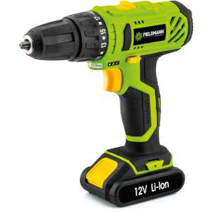 Fieldmann FDV 10201-A 12V Cordless Drill Driver, green and black, with battery - Drill and Screwdriver
