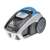 Blaupunkt VCC301 bagless vacuum cleaner, white and blue, with a transparent dust container