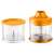 Sencor SHB 4463OR Stabmixer-Set, orange und grau, Zerkleinerer-Zubehör