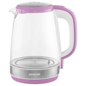 Sencor SWK 2198RS pink and grey glass electric kettle - Kettle