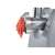 Bosch MFW66020 ProPower electric meat grinder, white, close-up of ground meat coming out of the grinder