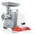 Bosch MFW66020 ProPower electric meat grinder, white, with ground meat and raw meat