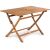 Fieldmann Expandable Garden Table #brown 94201478