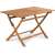 Fieldmann extendable garden table, brown, acacia wood, outdoor and indoor use, foldable, umbrella hole, sturdy