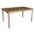 Fieldmann garden table, 90x150cm, tropical acacia wood