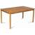 Fieldmann garden table, 90x150cm, tropical acacia wood