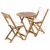 Fieldmann folding balcony set: table and two chairs