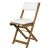 Fieldmann folding garden chair with cushion
