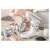 Sencor Master Gourmet STM 3620WH stand mixer, white, being used to mix batter