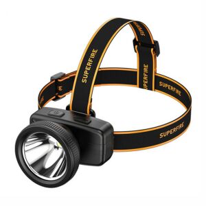 Superfire HL55 Headlight - 150lm USB-C Rechargeable Headlamp for Camping, Hiking, and Outdoor Activities - Flashlight & Headlamp