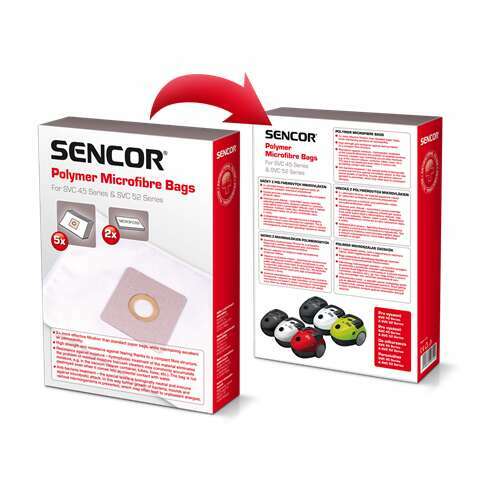 Sencor SVC 45 Papír porzsák és motorvédő szűrő