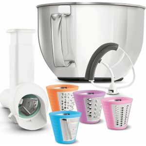 Sencor STX 008 Konyhai Robotgép Tartozék Készlet reszelővel, szeletelővel, habverővel és tál STM 635x-hez - Sencor