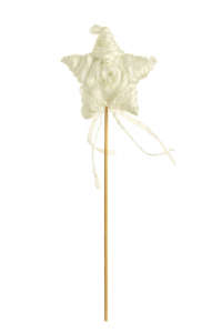 White star on a stick Christmas decoration - Nonbrand Christmas Decoration