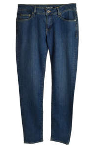 Blugi Geox pentru femei, albastru - Îmbrăcăminte pentru femei