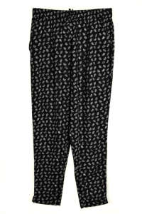OVS girls' black pants with white pattern - OVS