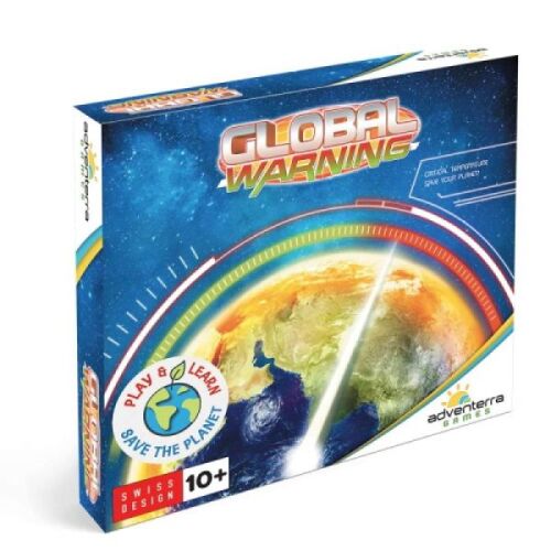 Adventterra Global Warning társasjáték doboz, svájci tervezés, 10 éves kortól - Asmodee