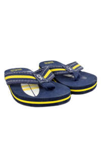 Okaidi blue and yellow boys' flip flops - Kids' Slipper