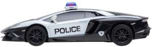 Lamborghini távirányítós rendőrautó, 1:24, fekete-fehér 31435141 