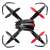 Quadcopter, drón, 15 cm, kezdők-haladók részére, 50 m hatótáv, fekete 31435149}