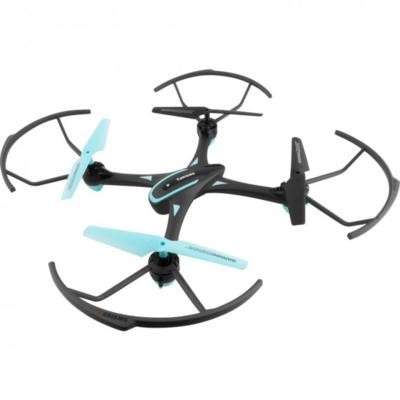 Quadcopter, drón, 30 cm, haladók részére, 50 m hatótáv, fekete-neon 31435153