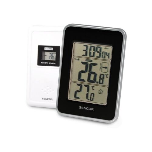 Stacja pogodowa Sencor SWS 25 BS z wyświetlaczem temperatury wewnątrz i na zewnątrz