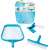 INTEX Krystal Clear Pool Basics cleaning set, includes a net, brush, and vacuum head