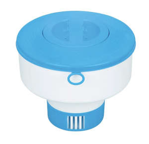 Intex schwimmender Chemikalienspender für Pools, weiß und blau, 29041 - Intex