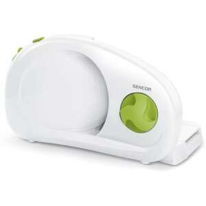 Sencor SFS1001GR Electric Food Slicer, white and green, 100W, 1-15mm slice thickness - Slicing Machine