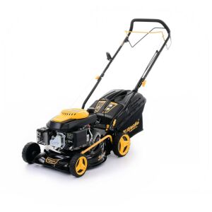 Mașină de tuns iarba autopropulsată Riwall PRO RPM 4235 vedere unghiulară - Grădină