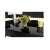 GardenLine Rattan-Couchtisch mit Glasplatte, dunkelbraun