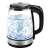 Sencor SWK 2080BK electric glass kettle, black and grey, 2L capacity, boiling water