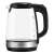 Sencor SWK 2080BK electric glass kettle, black and grey, 2L capacity