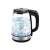 Sencor SWK 2080BK electric glass kettle, black and grey, 2L capacity, boiling water