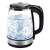 Sencor SWK 2080BK electric glass kettle, black and grey, 2L capacity, boiling water